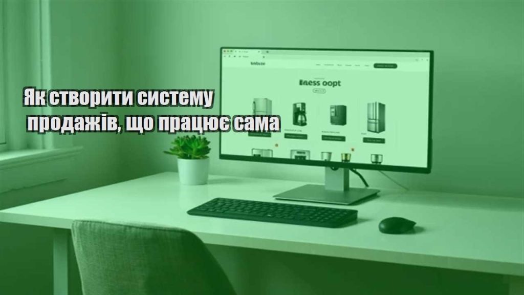 yak stvoryty systemu prodazhiv shho praczyuye sama