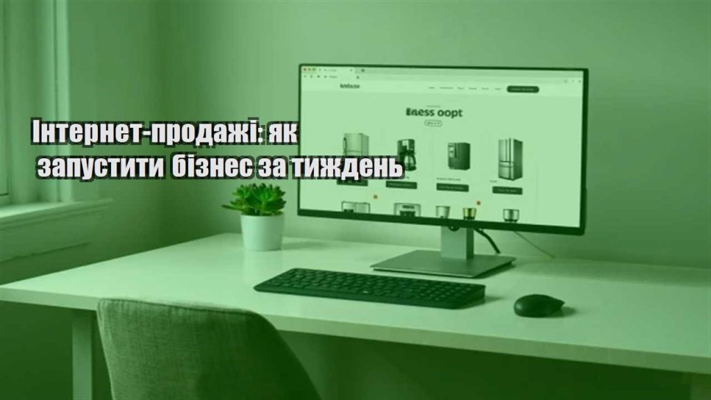 internet prodazhi yak zapustyty biznes za tyzhden