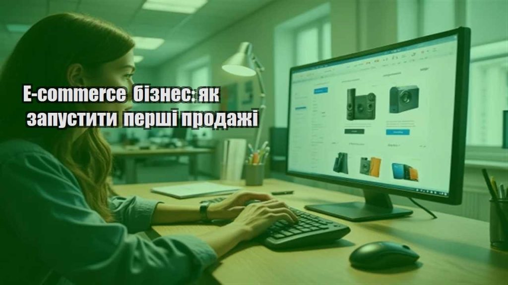 e commerce biznes yak zapustyty pershi prodazhi