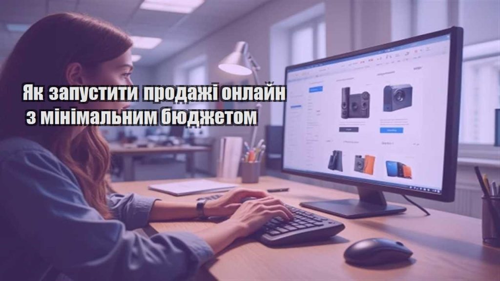 yak zapustyty prodazhi onlajn z minimalnym byudzhetom