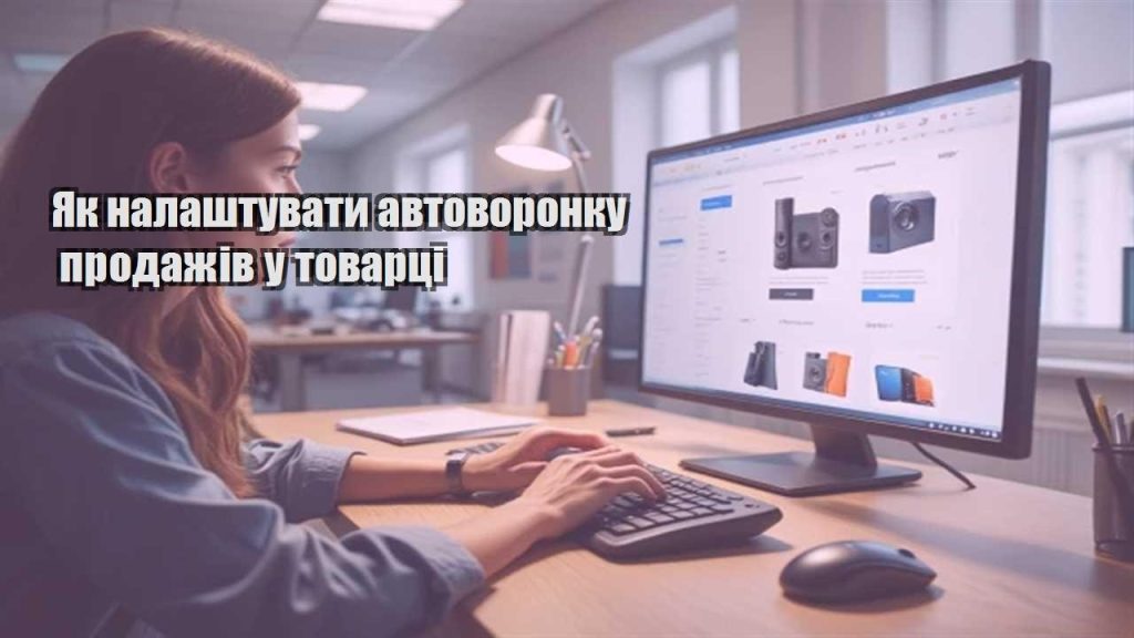 yak nalashtuvaty avtovoronku prodazhiv u tovarczi