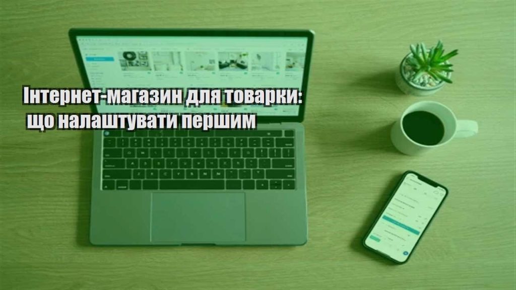 internet magazyn dlya tovarky shho nalashtuvaty pershym