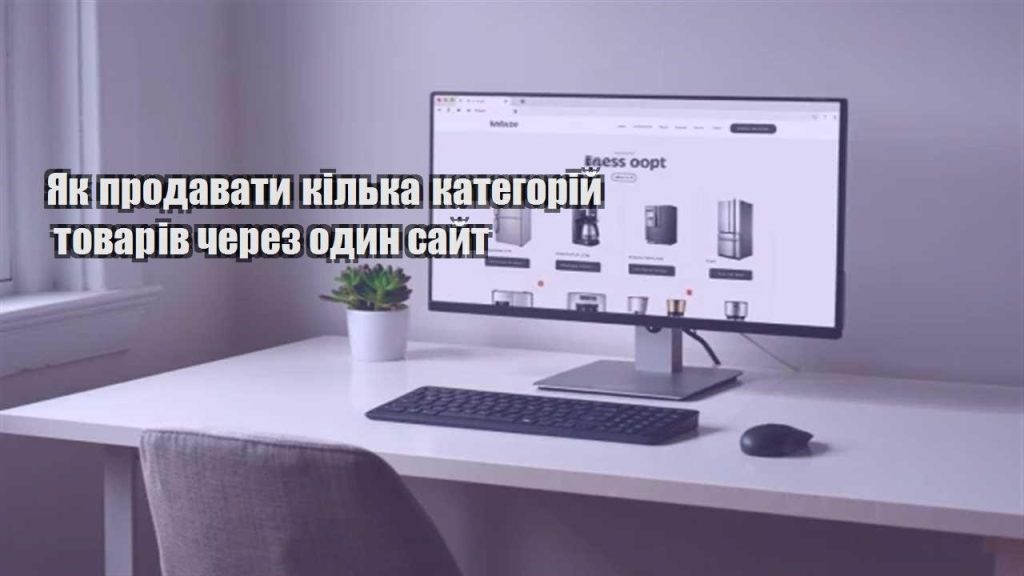 yak prodavaty kilka kategorij tovariv cherez odyn sajt