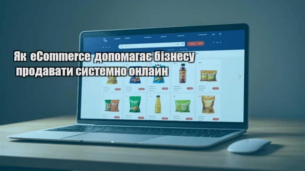 yak ecommerce dopomagaye biznesu prodavaty systemno onlajn